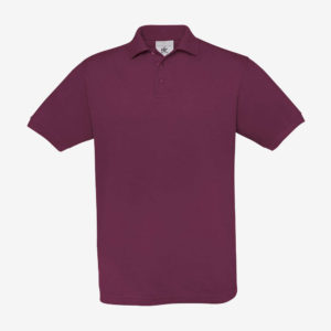 Majica B&C Safran Polo - bordo