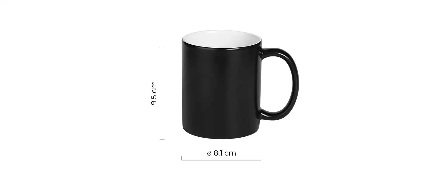 Šalica Magic Mug - dimenzije