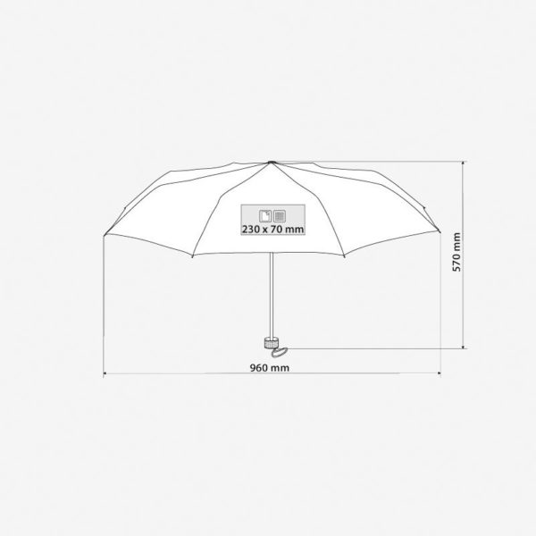 Kišobran Campos Plus - dimenzije