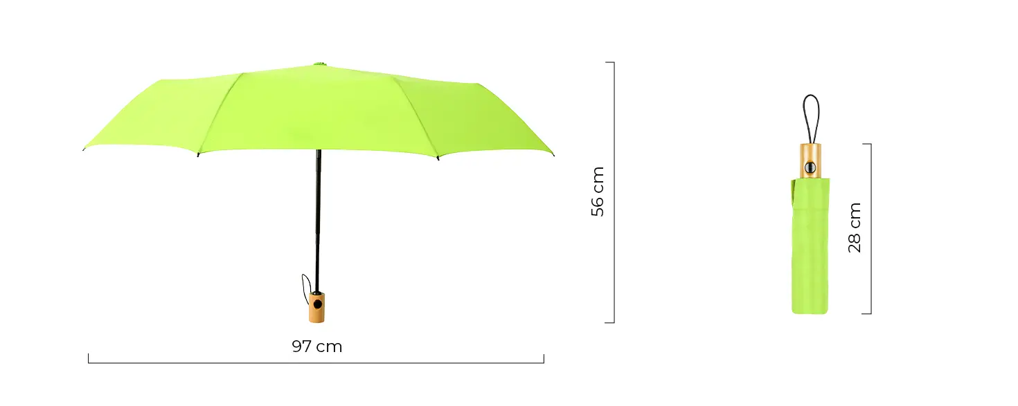 Kišobran Coral - dimenzije