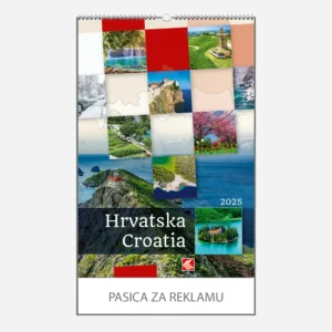 Zidni kalendar Hrvatska 2025