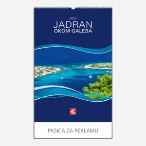 Zidni kalendar Jadran okom galeba 2025