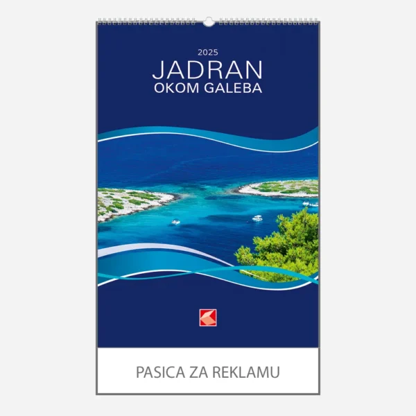 Zidni kalendar Jadran okom galeba 2025