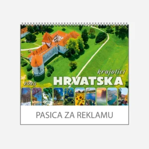 Zidni kalendar Krajolici Hrvatska 2025