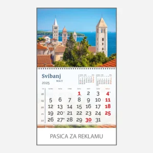 Zidni kalendar Obala i more 2025 - svibanj