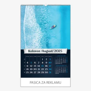 Zidni kalendar Okom sanjara 2025 - kolovoz