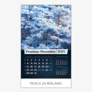 Zidni kalendar Okom sanjara 2025 - prosinac