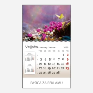 Zidni kalendar Priroda 2025 - veljača