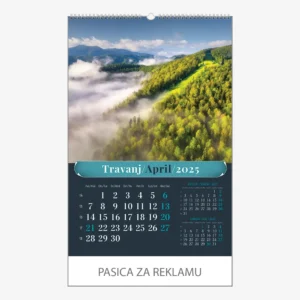 Zidni kalendar Šumska priča 2025 - travanj