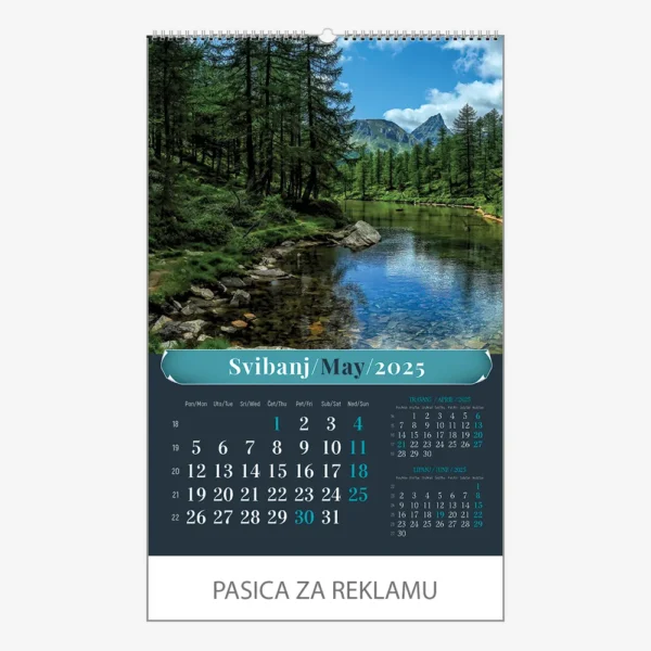 Zidni kalendar Šumska priča 2025 - svibanj