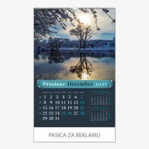 Zidni kalendar Šumska priča 2025 - prosinac