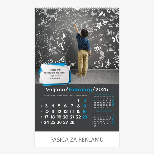 Zidni kalendar Zrnce mudrosti 2025 - veljača