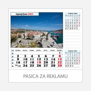 Stolni kalendar Adriatic 2025 - lipanj