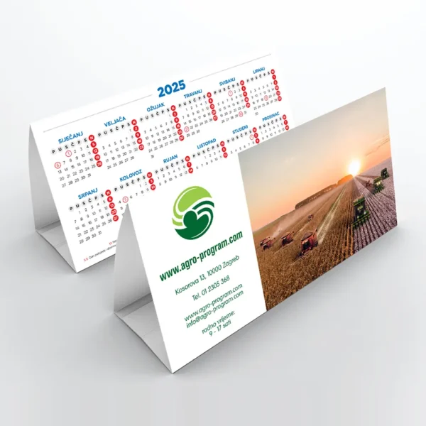 Stolni kalendar piramida – agro program